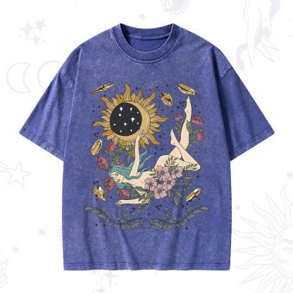 Purplehecate My Girl Your Day Will Come Washed T-Shirt