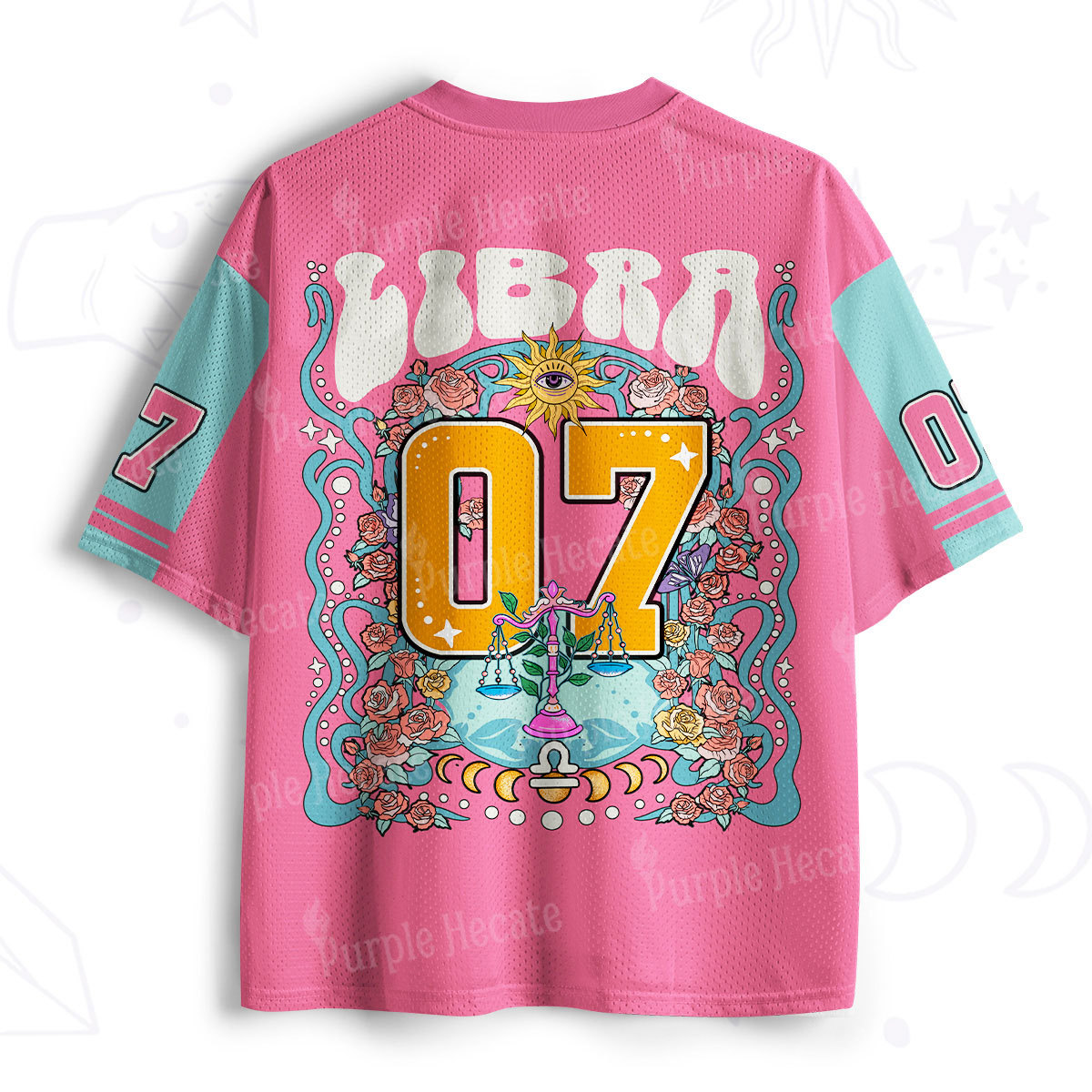 Purplehecate Libra Spirit Zodiac Mesh Jersey
