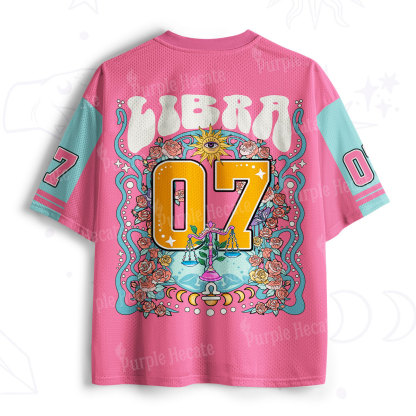 Purplehecate Libra Spirit Zodiac Mesh Jersey