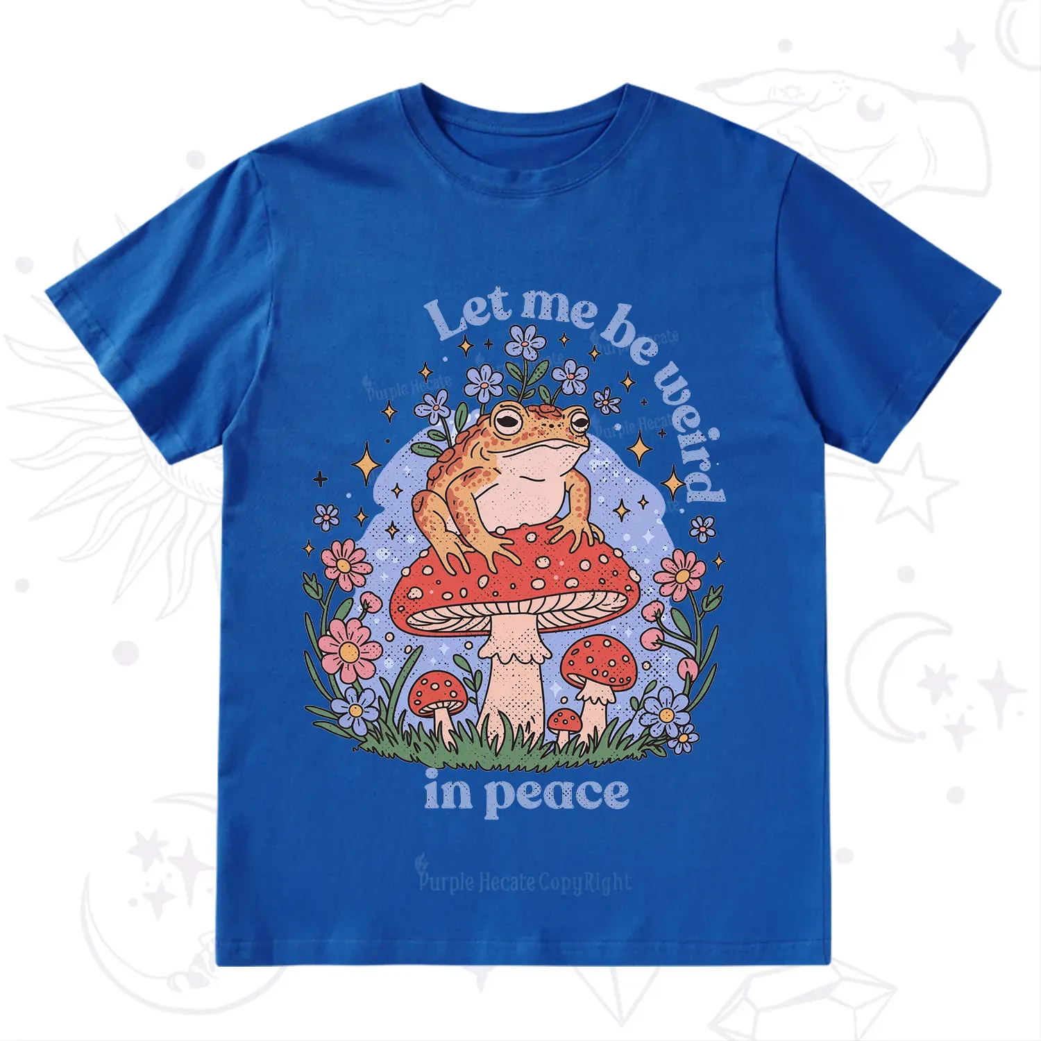 Purplehecate Let Me Be Weird In Peace Frog T-Shirt