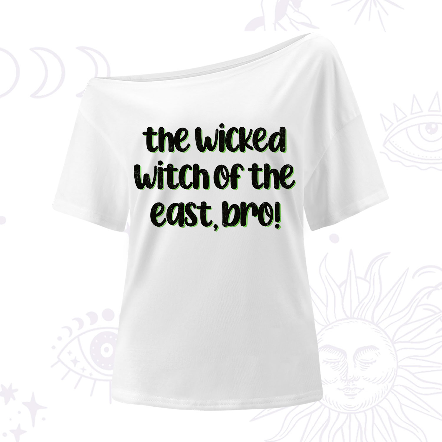 Purplehecate The Wicked Witch of the East Bro One Shoulder T-Shirt