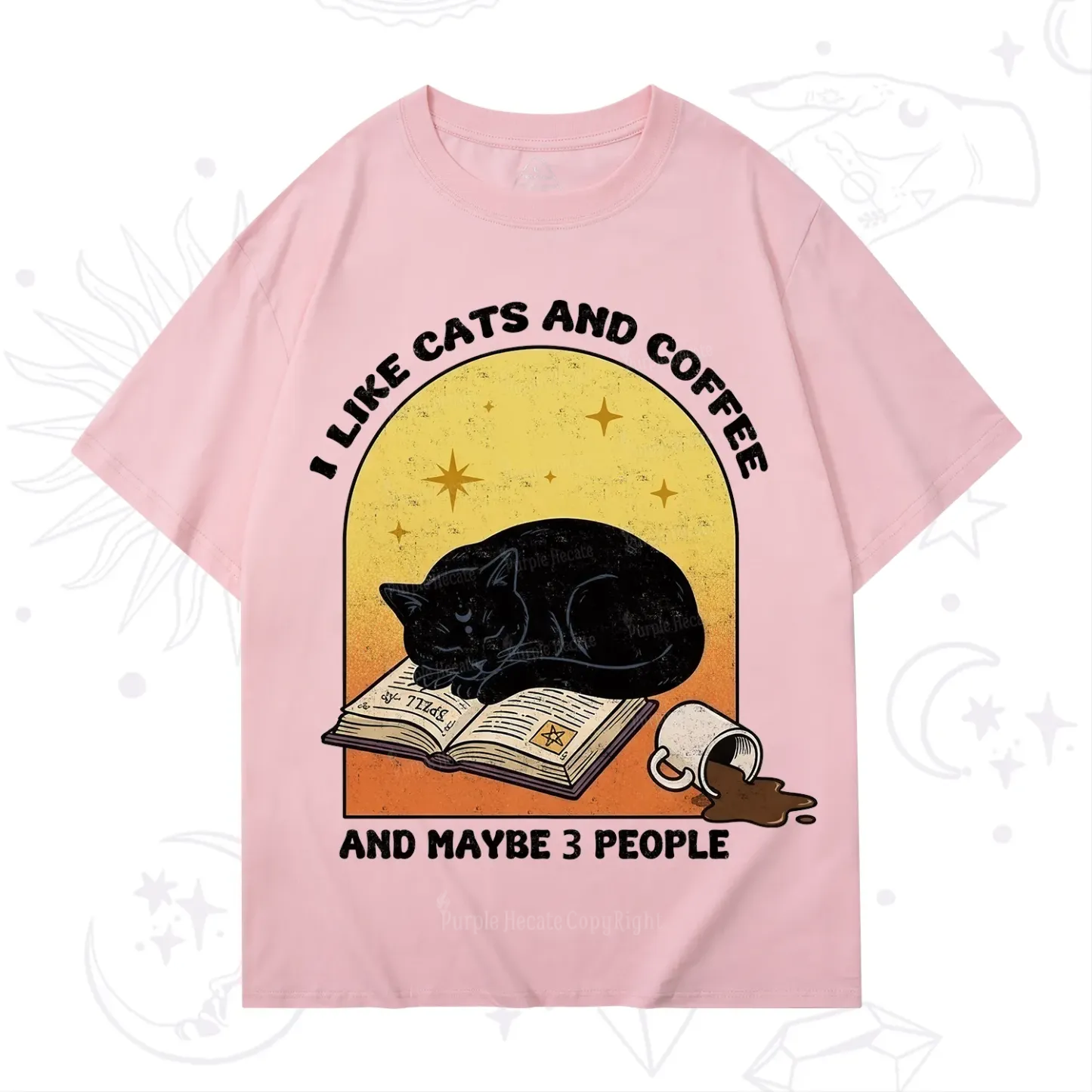 Purplehecate I Like Cats And Coffee T-Shirt
