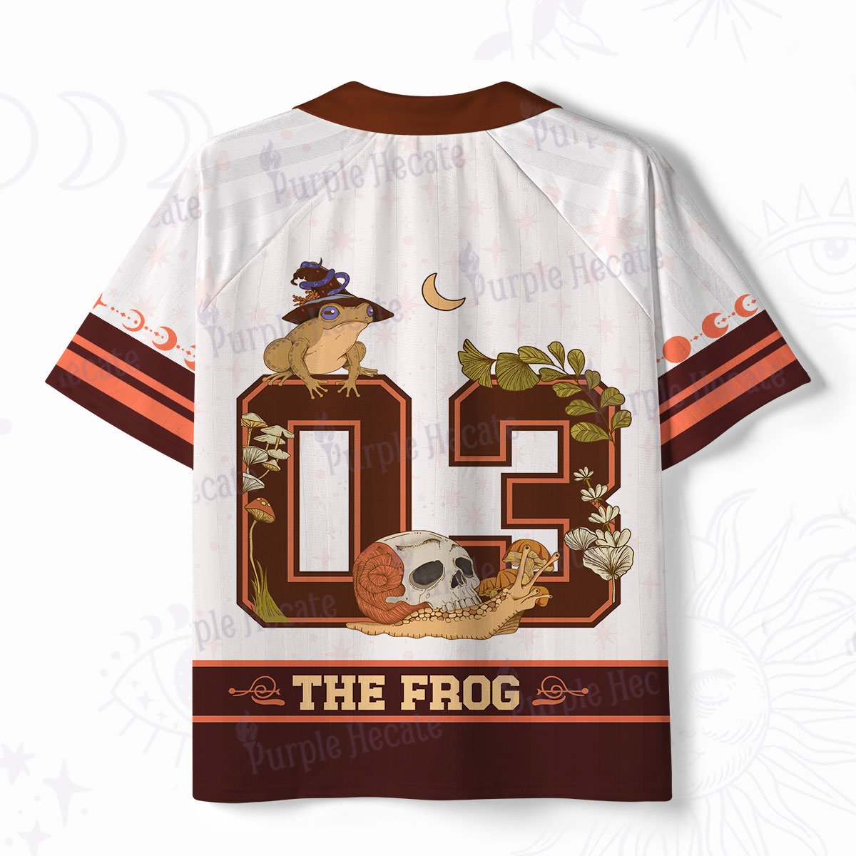 Purplehecate The Frog Polo Collar Unisex Jersey