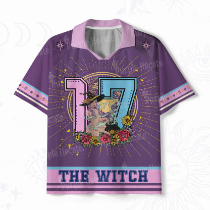 Purplehecate Arcana 17 The Witch Polo Collar Unisex Jersey