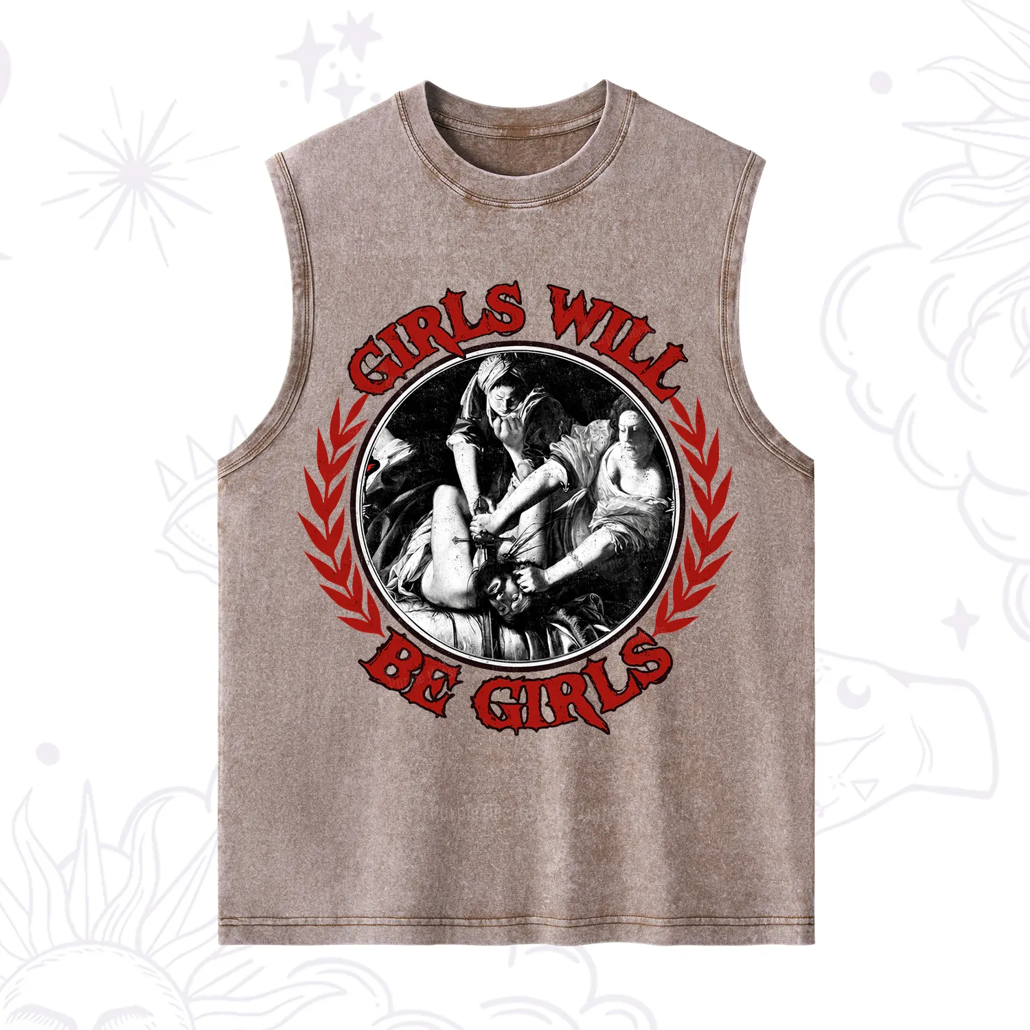 Purplehecate Girls Will Be Girls Witch Washed Tank