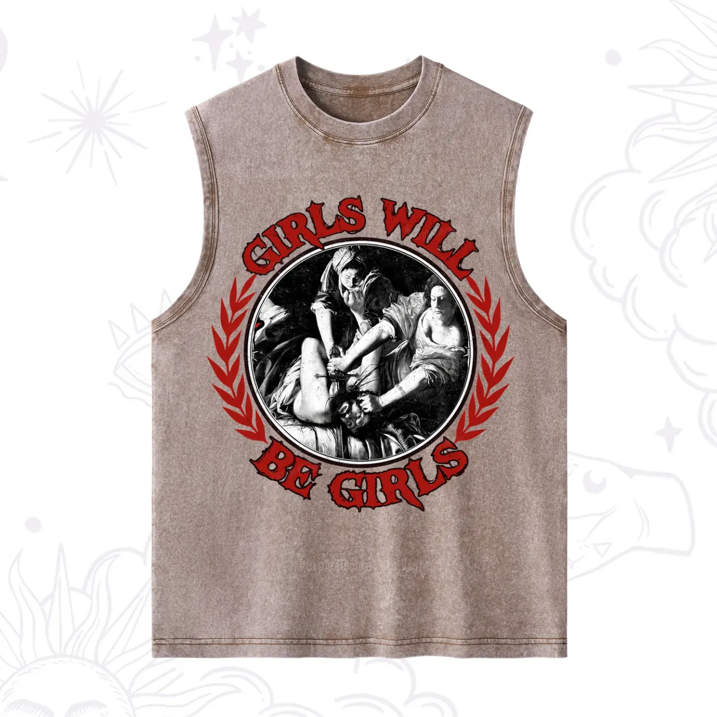 Purplehecate Girls Will Be Girls Witch Washed Tank