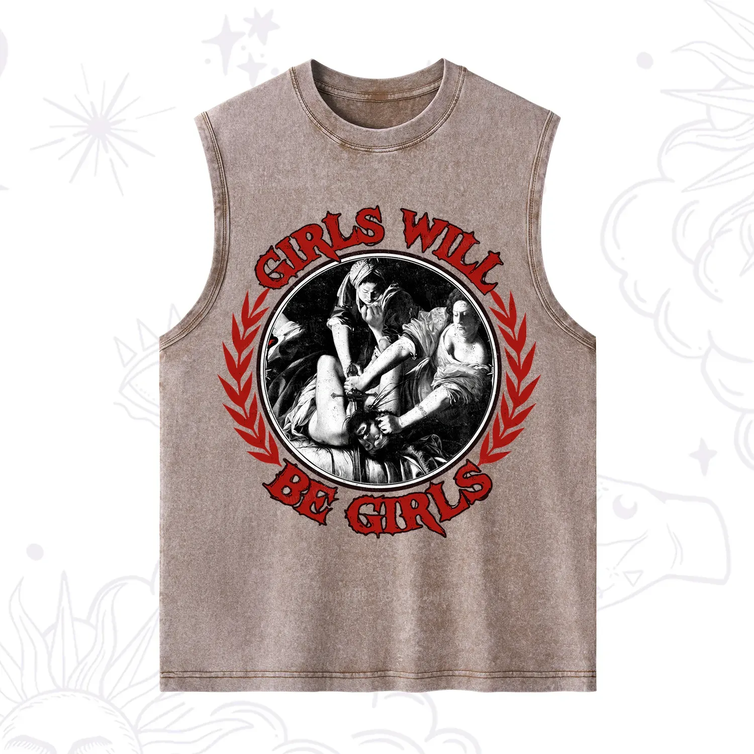 Purplehecate Girls Will Be Girls Witch Washed Tank
