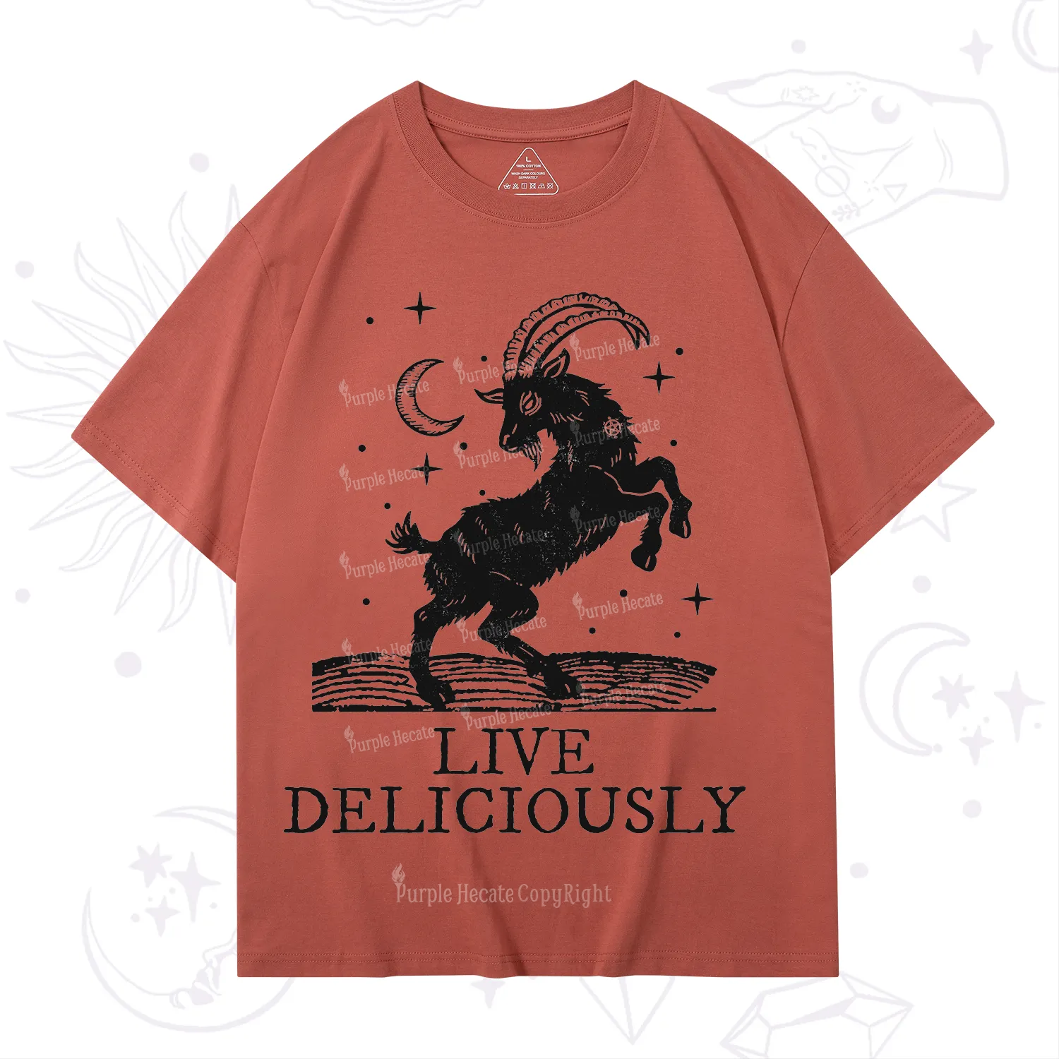 Purplehecate Live Deliciously T-Shirt
