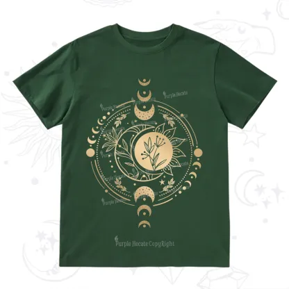 Purplehecate Mystic Moon And Sun T-Shirt