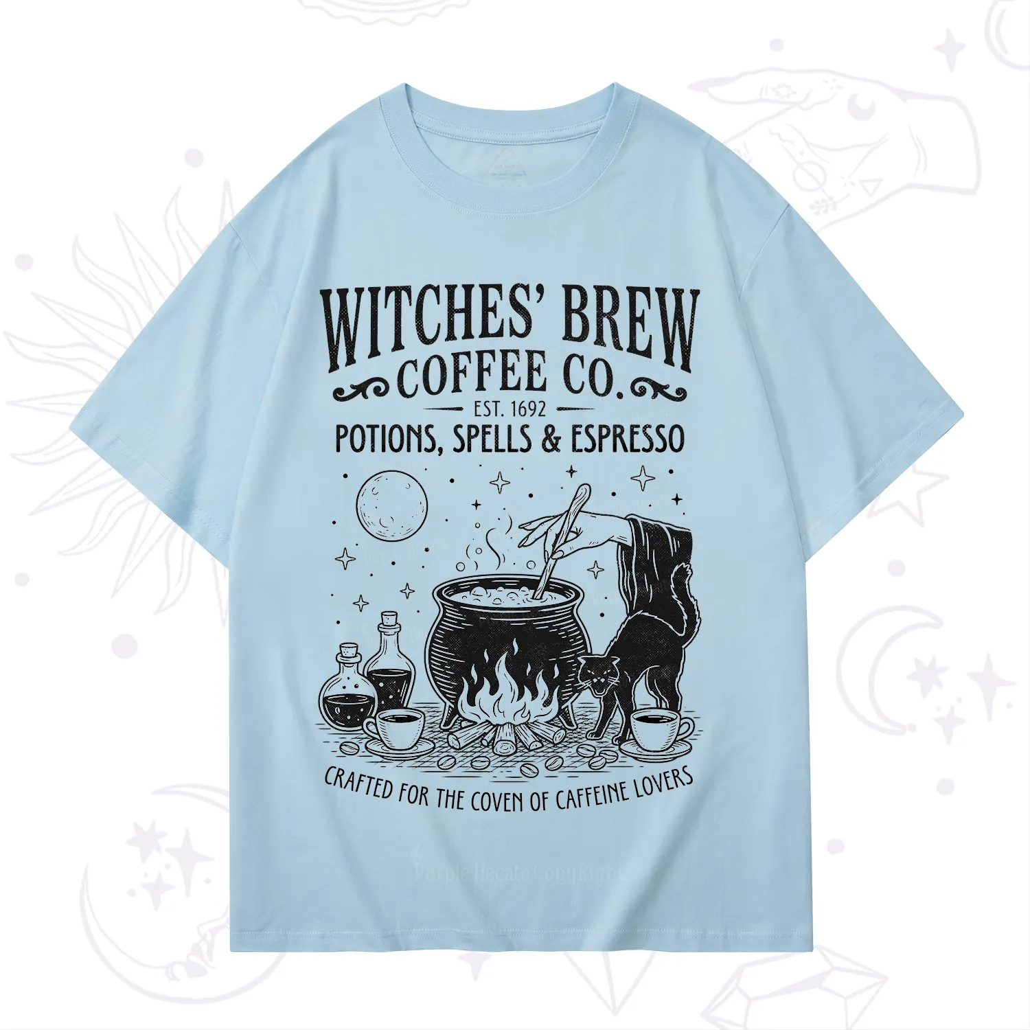 Purplehecate Witches' Brew Coffee Club T-Shirt