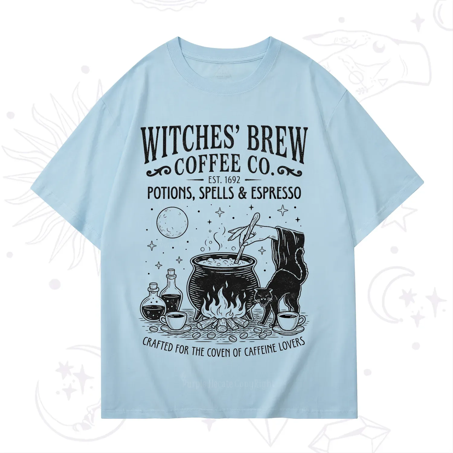 Purplehecate Witches' Brew Coffee Club T-Shirt