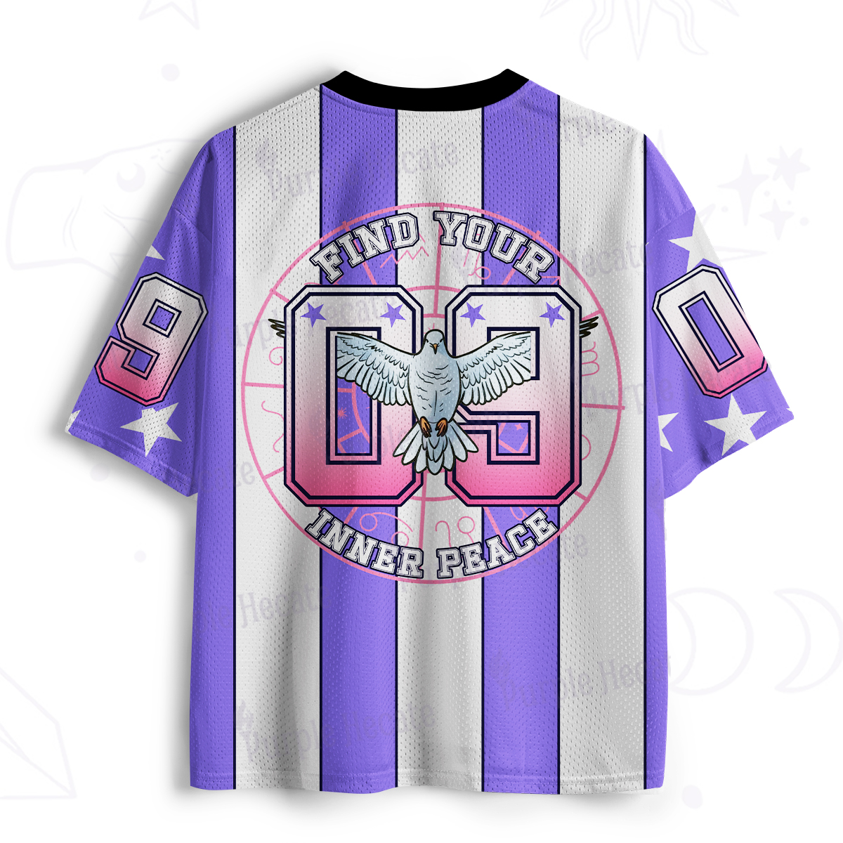 Purplehecate Find Your Inner Peace Mesh Jersey