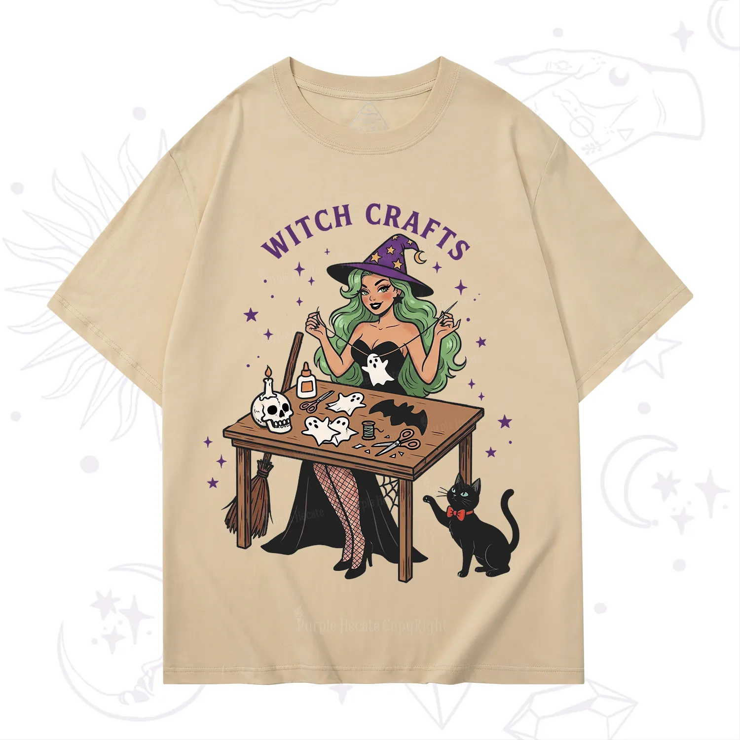 Purplehecate Quirky Witch Crafts T-Shirt