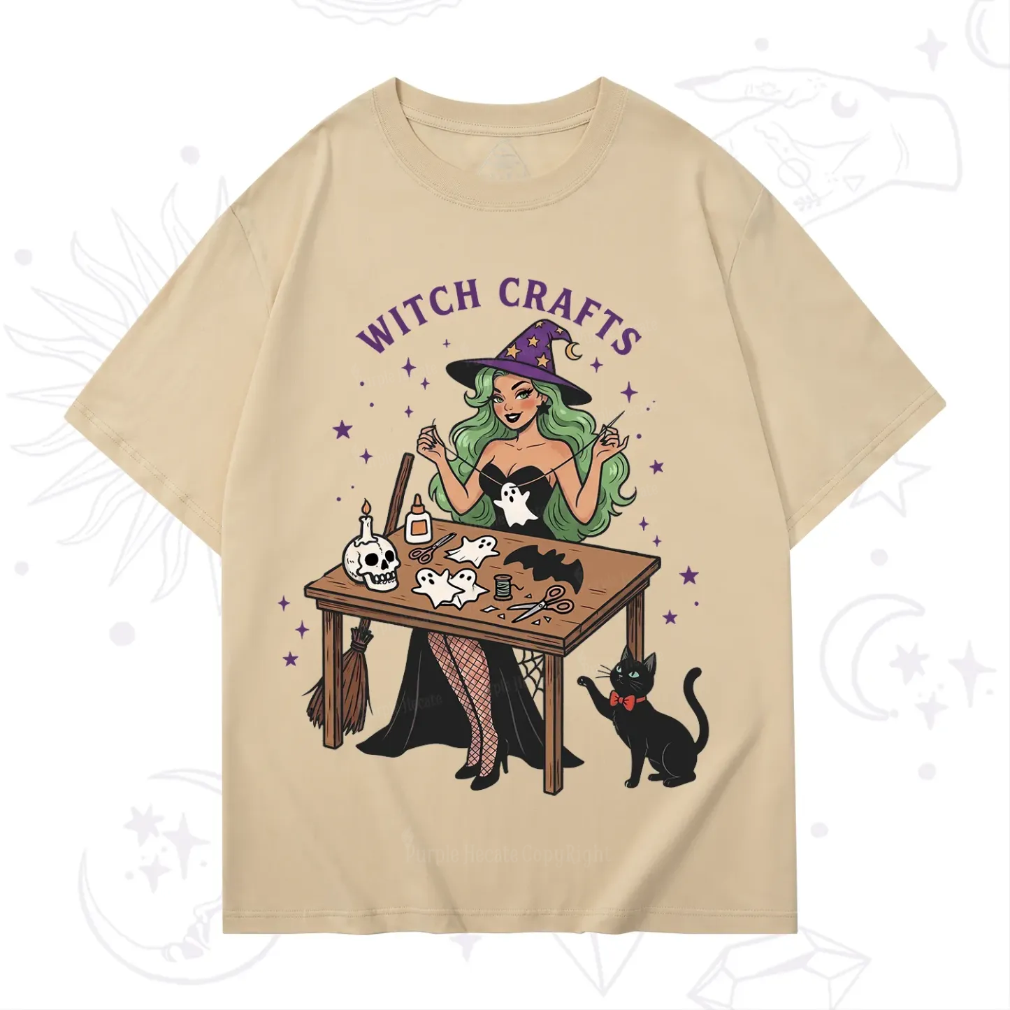 Purplehecate Quirky Witch Crafts T-Shirt