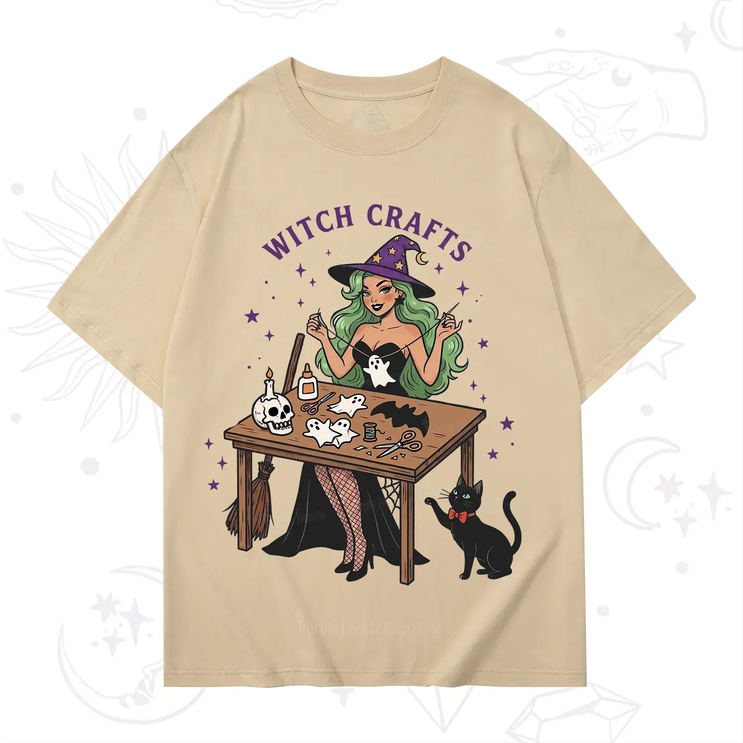 Purplehecate Quirky Witch Crafts T-Shirt