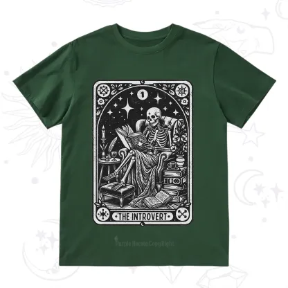 Purplehecate The Introvert Tarot Card T-Shirt