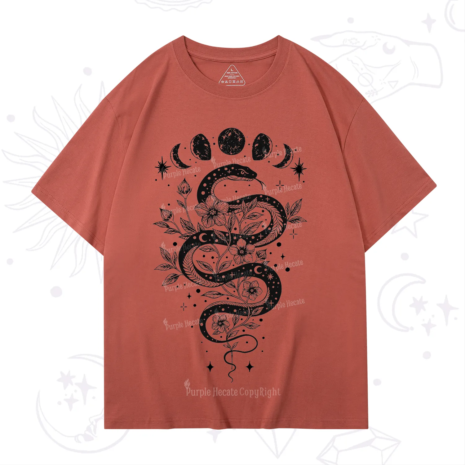 Purplehecate Serpent Spell T-Shirt