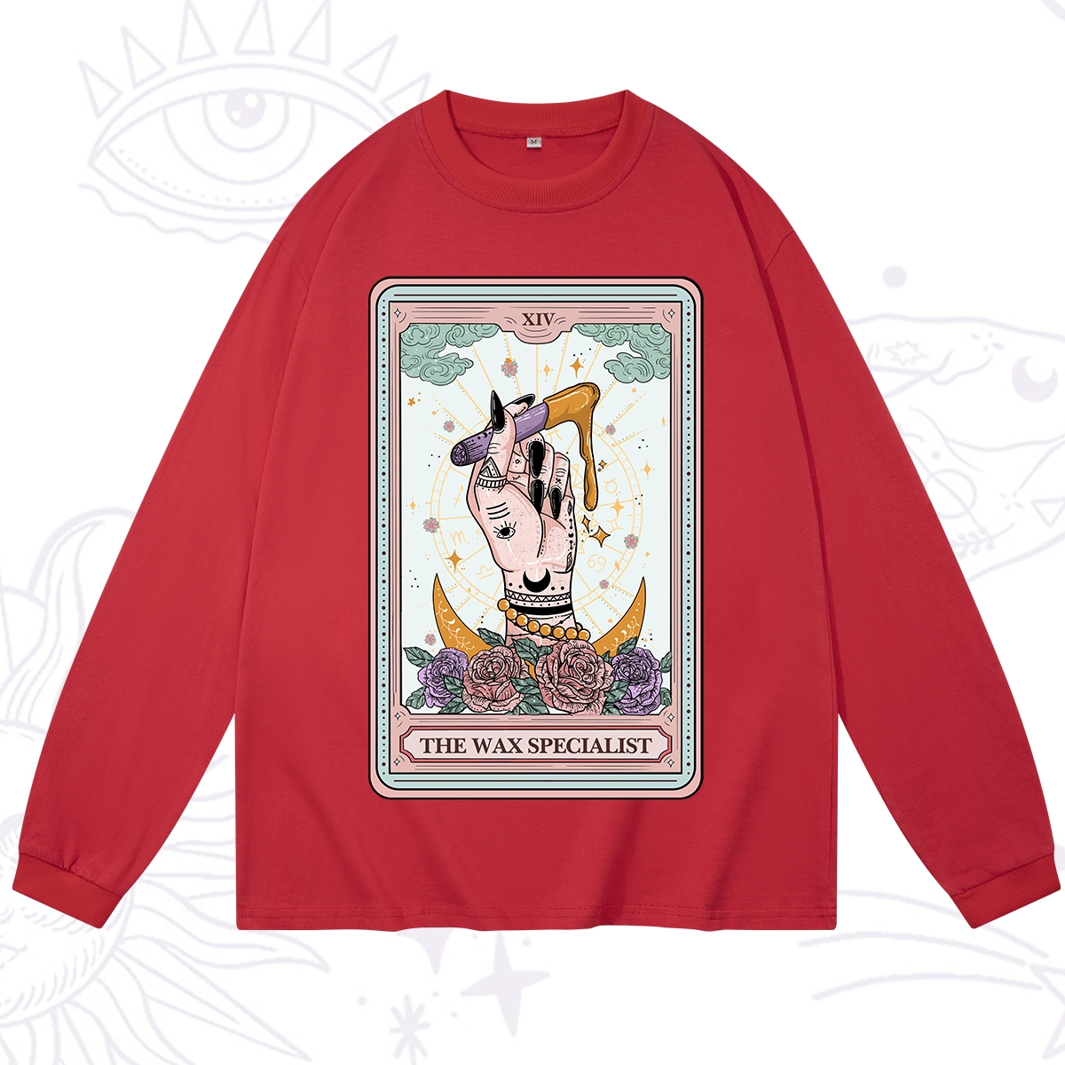 Purplehecate The Wax Specialist Tarot Card Long Sleeve T-Shirt