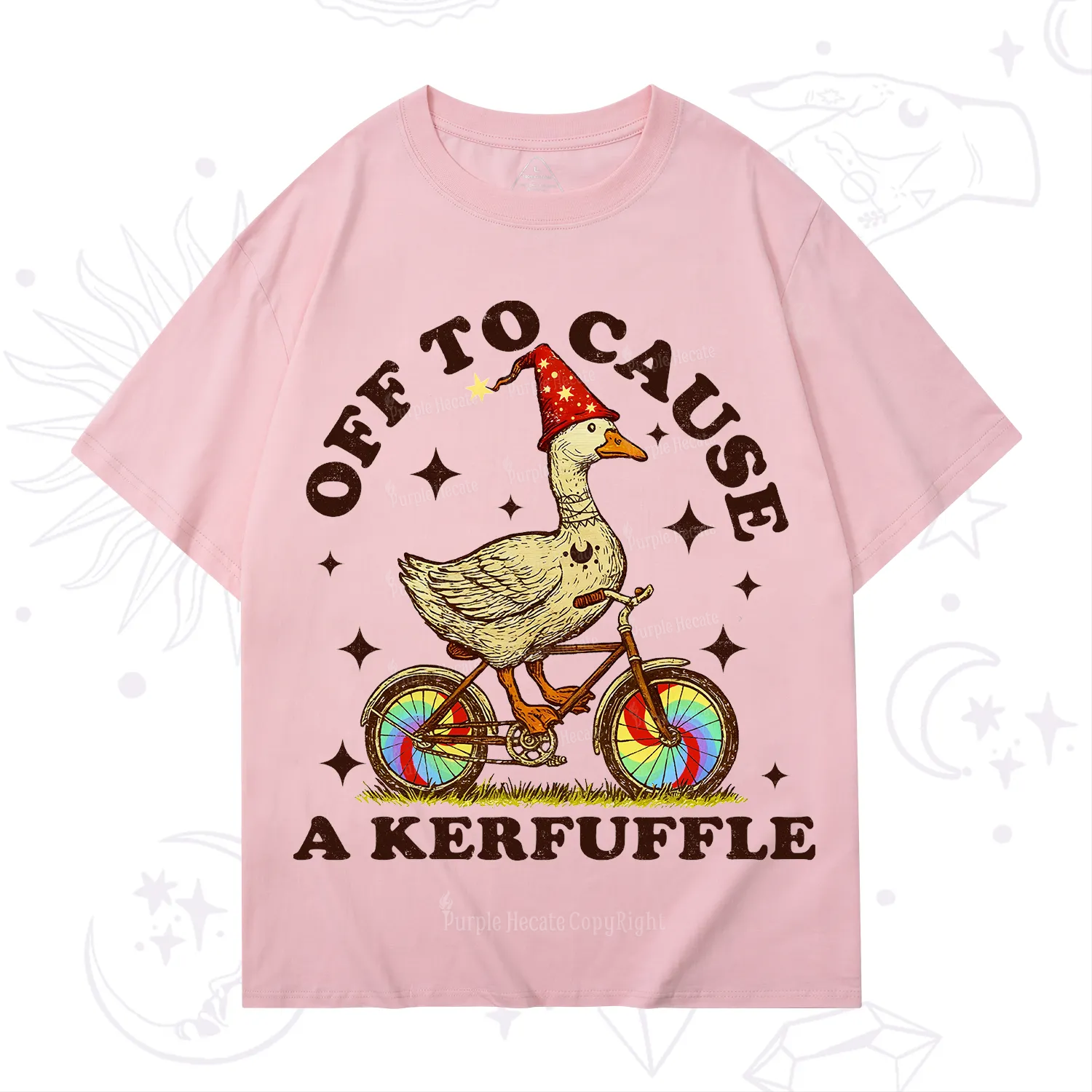 Purplehecate Off?to?Cause?a?Kerfuffle?Goose T-Shirt