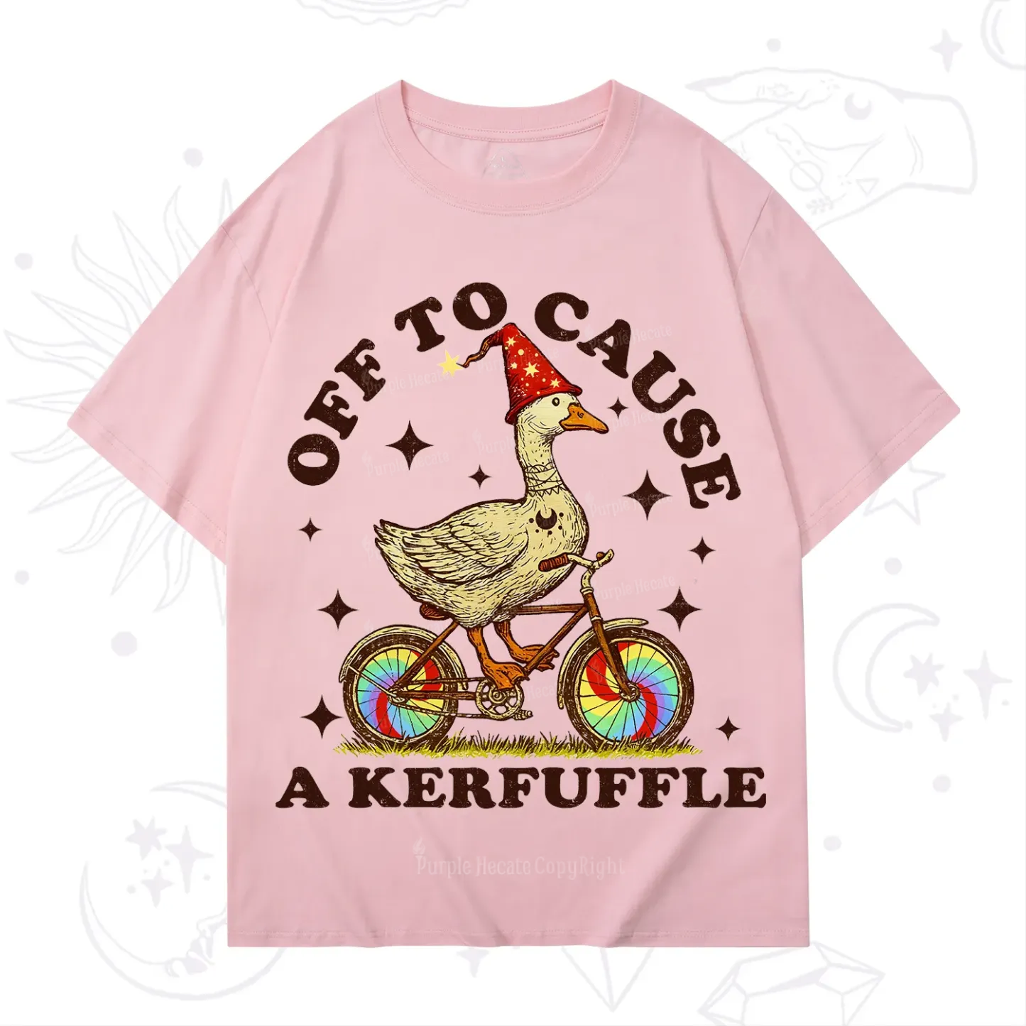 Purplehecate Off?to?Cause?a?Kerfuffle?Goose T-Shirt