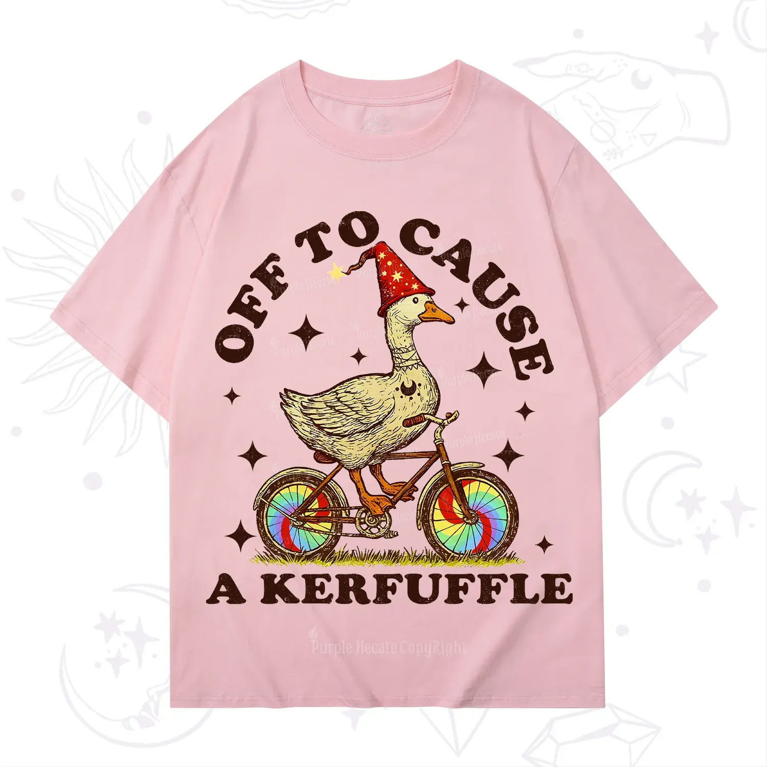 Purplehecate Off?to?Cause?a?Kerfuffle?Goose T-Shirt