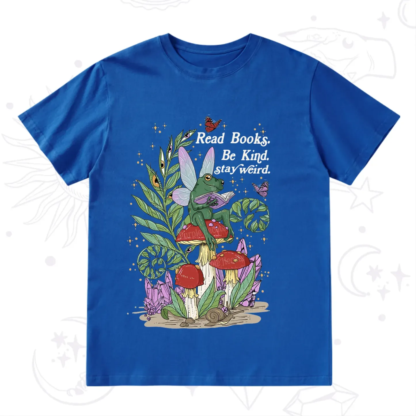 Purplehecate Read Books Be Kind Stay Weird T-Shirt
