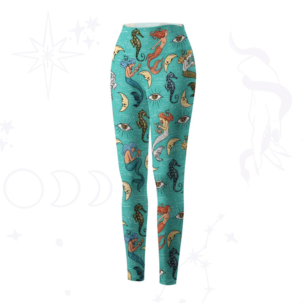 Purplehecate Mermaid Magic Yoga Pants