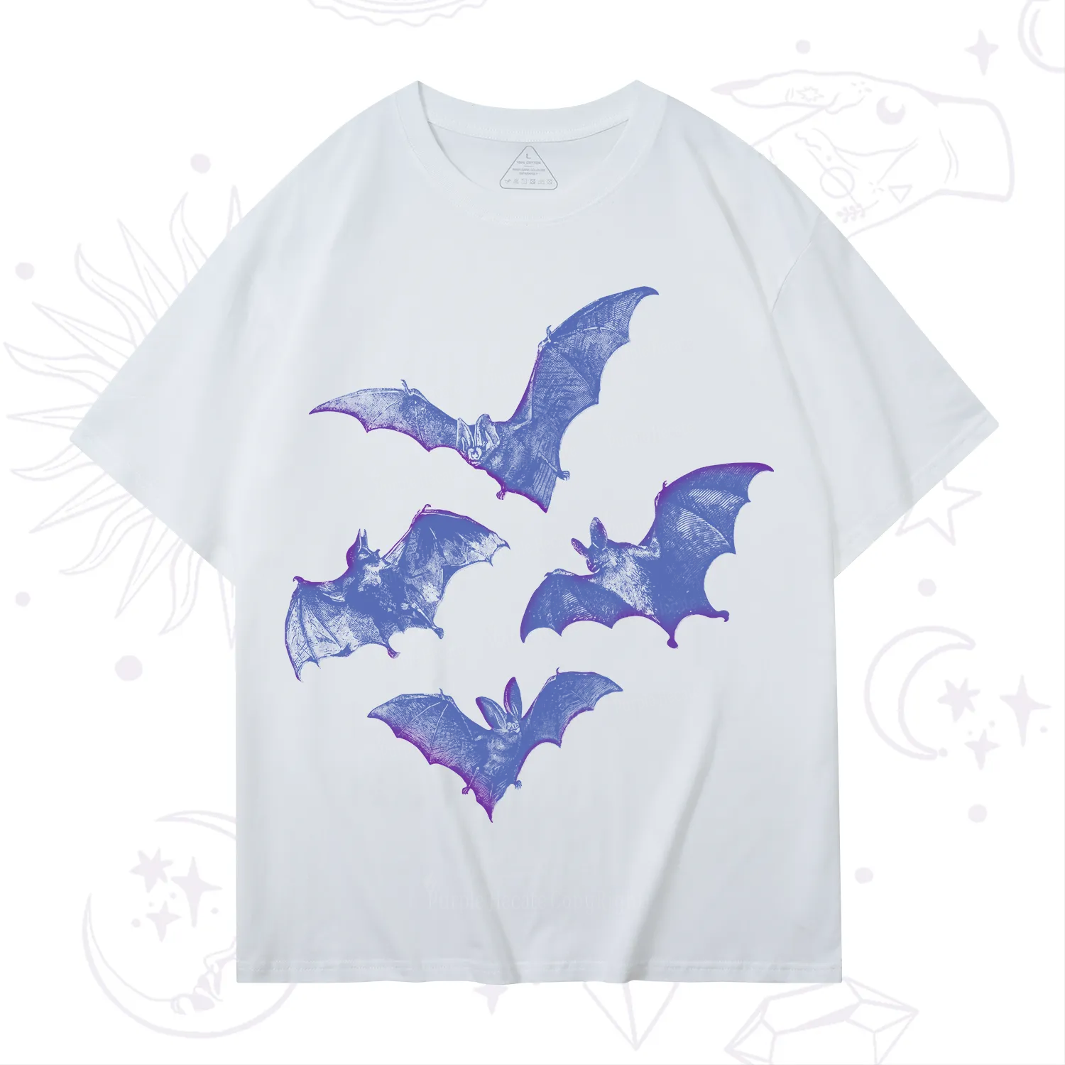 Purplehecate Vintage Bats T-Shirt
