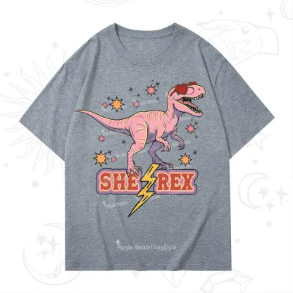 Purplehecate T Rex Dinosaur Girl T-Shirt