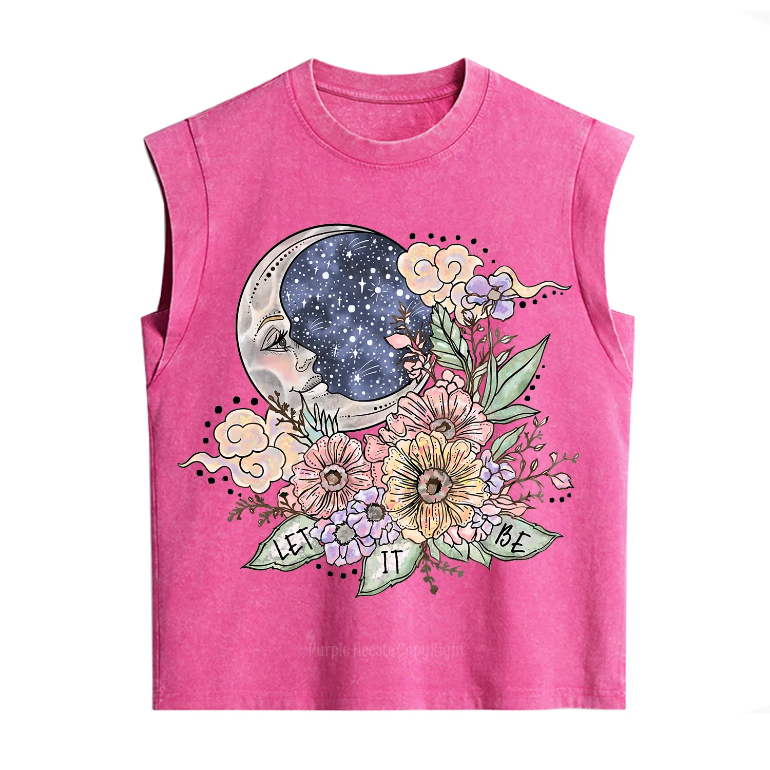 Purplehecate Let It Be Vintage Washed Tank
