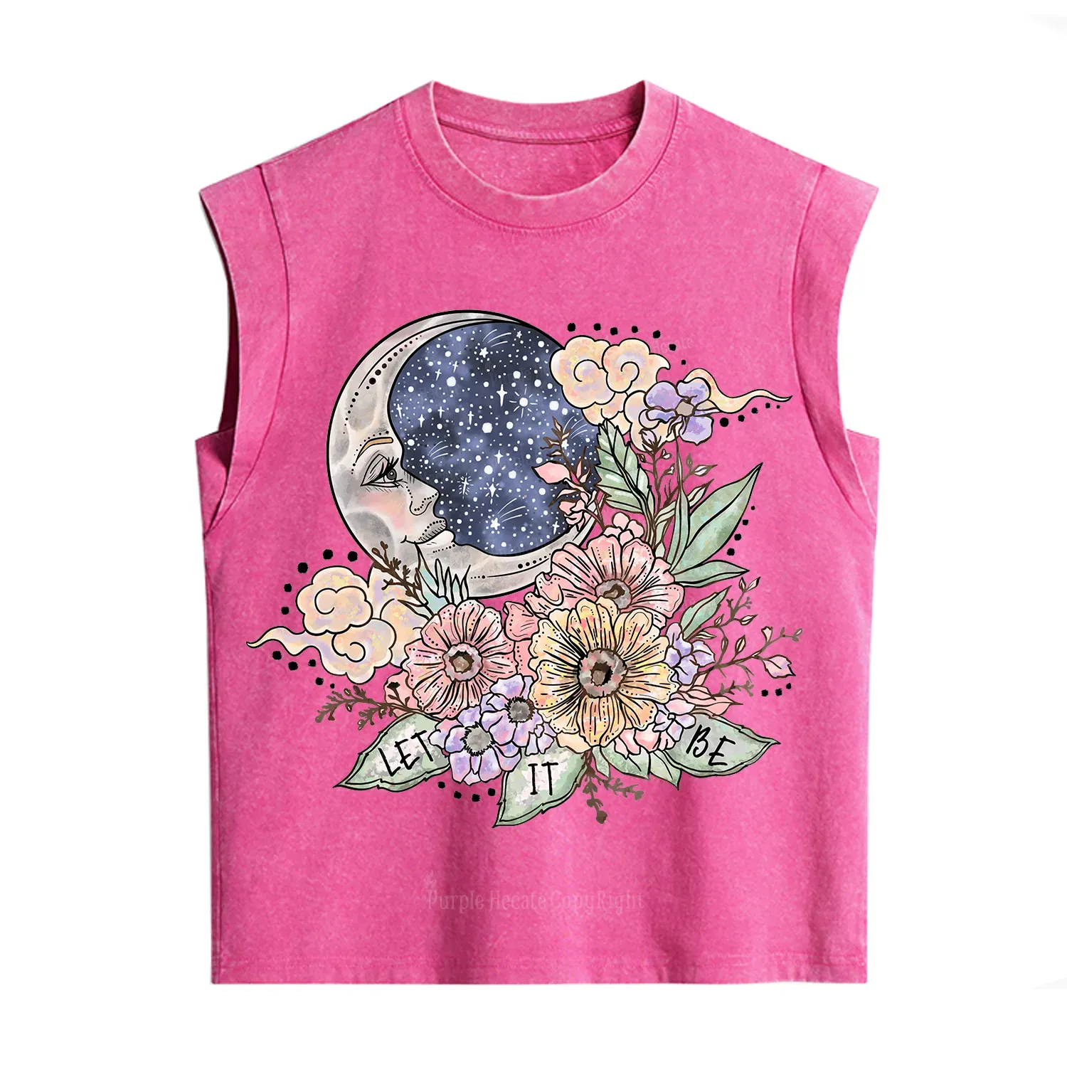 Purplehecate Let It Be Vintage Washed Tank
