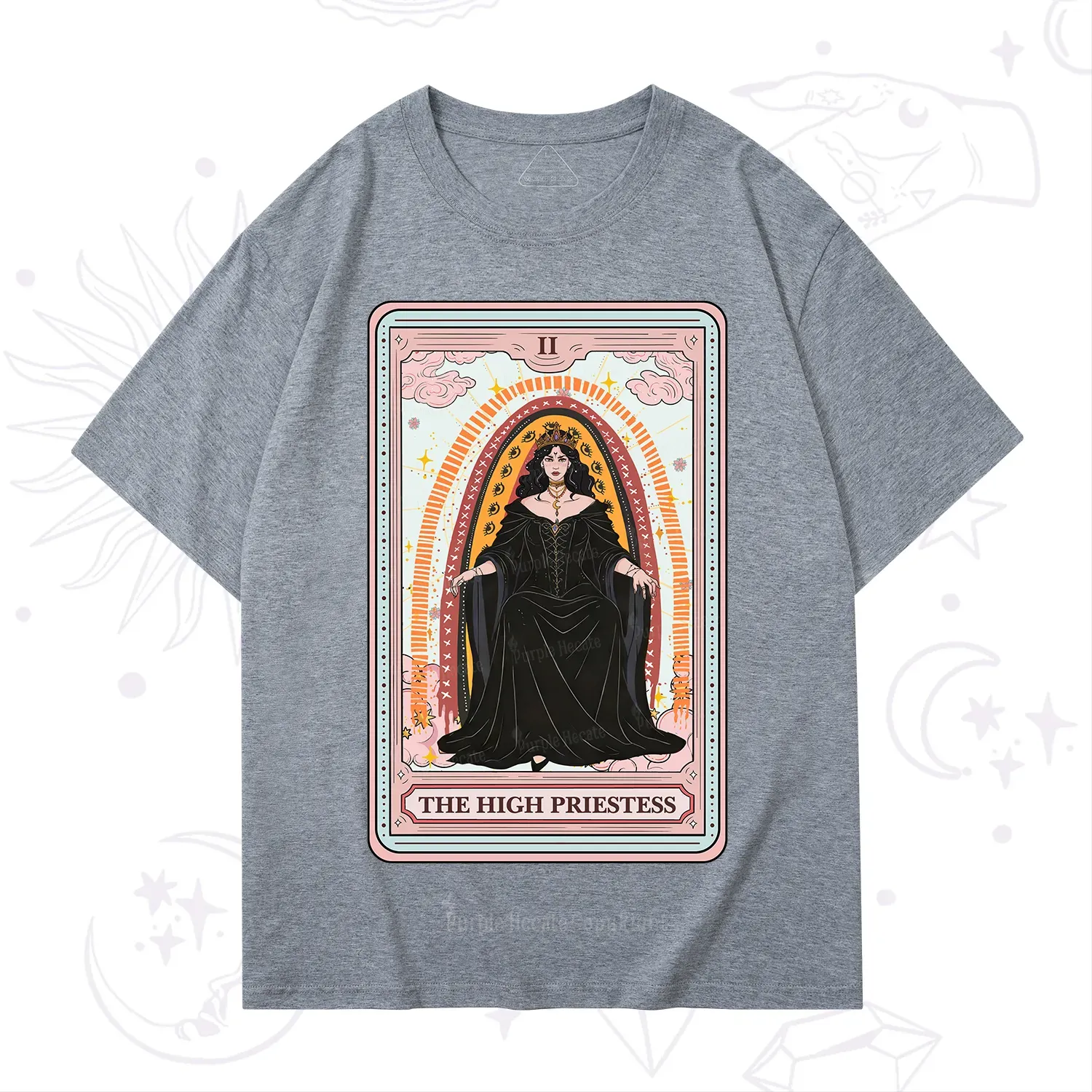 Purplehecate The High Priestess Tarot T-Shirt