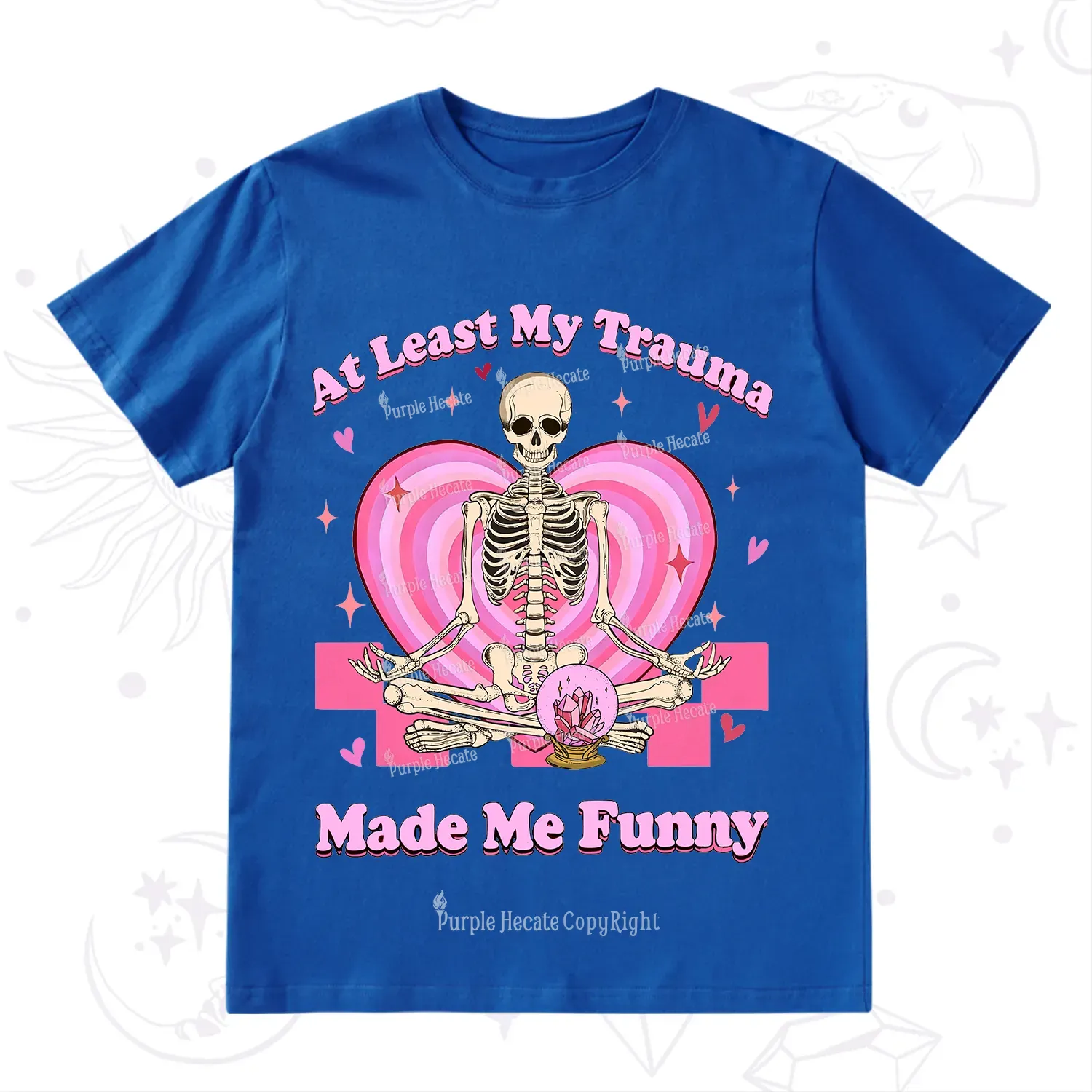 PurplehecateAt Least My Trauma Made Me Funny Valentine T-Shirt