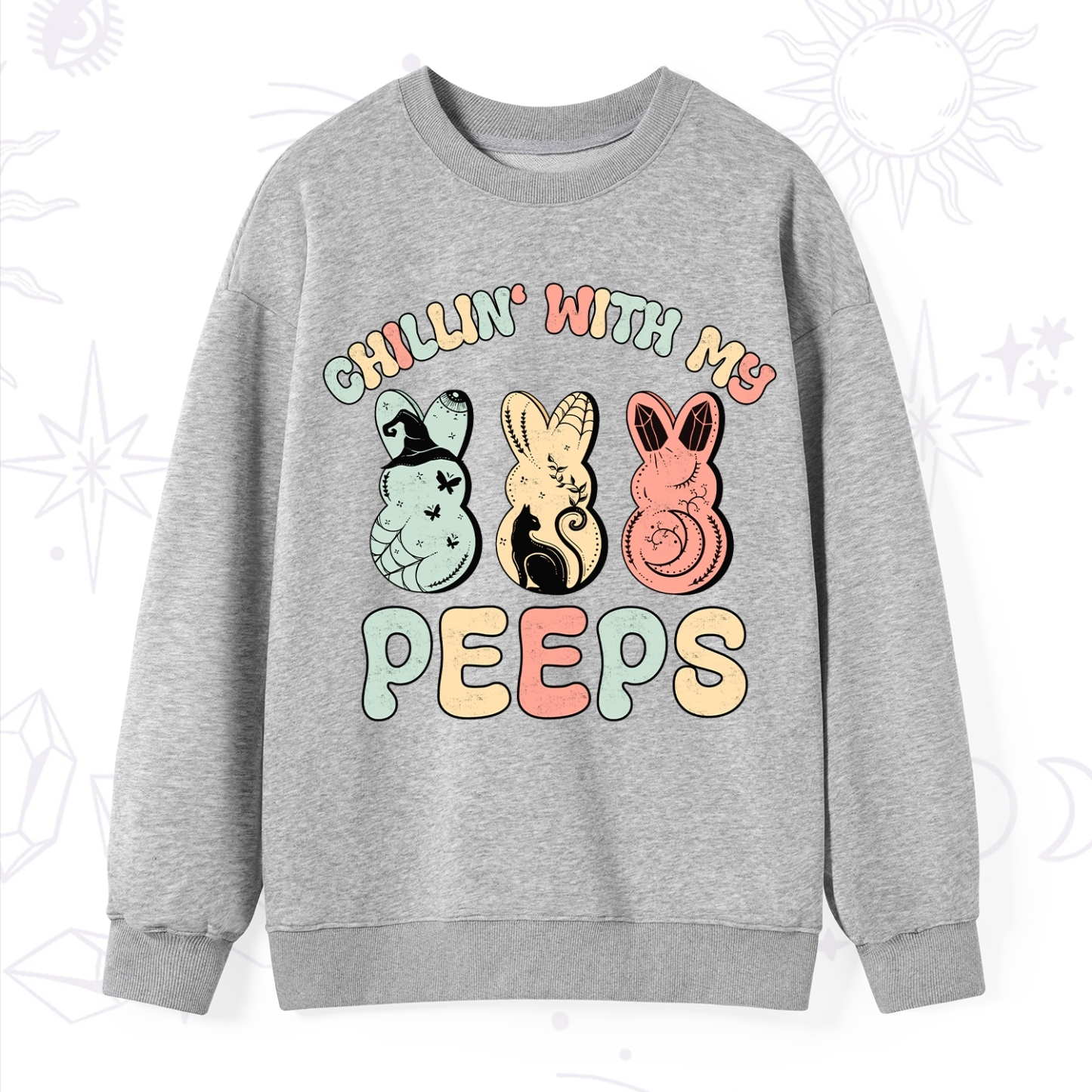 Purplehecate Chillin With My Peeps Sweatshirt