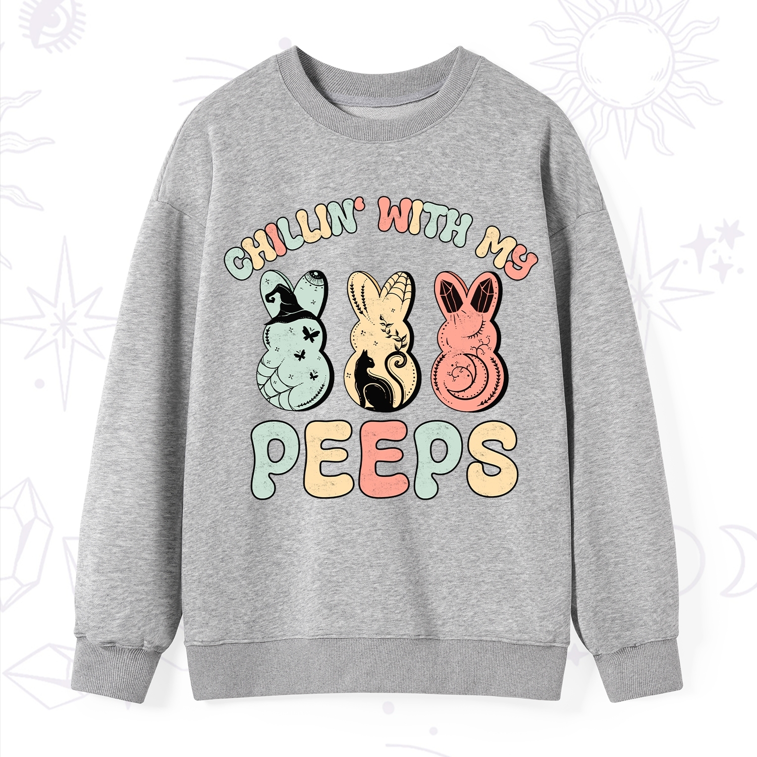 Purplehecate Chillin With My Peeps Sweatshirt