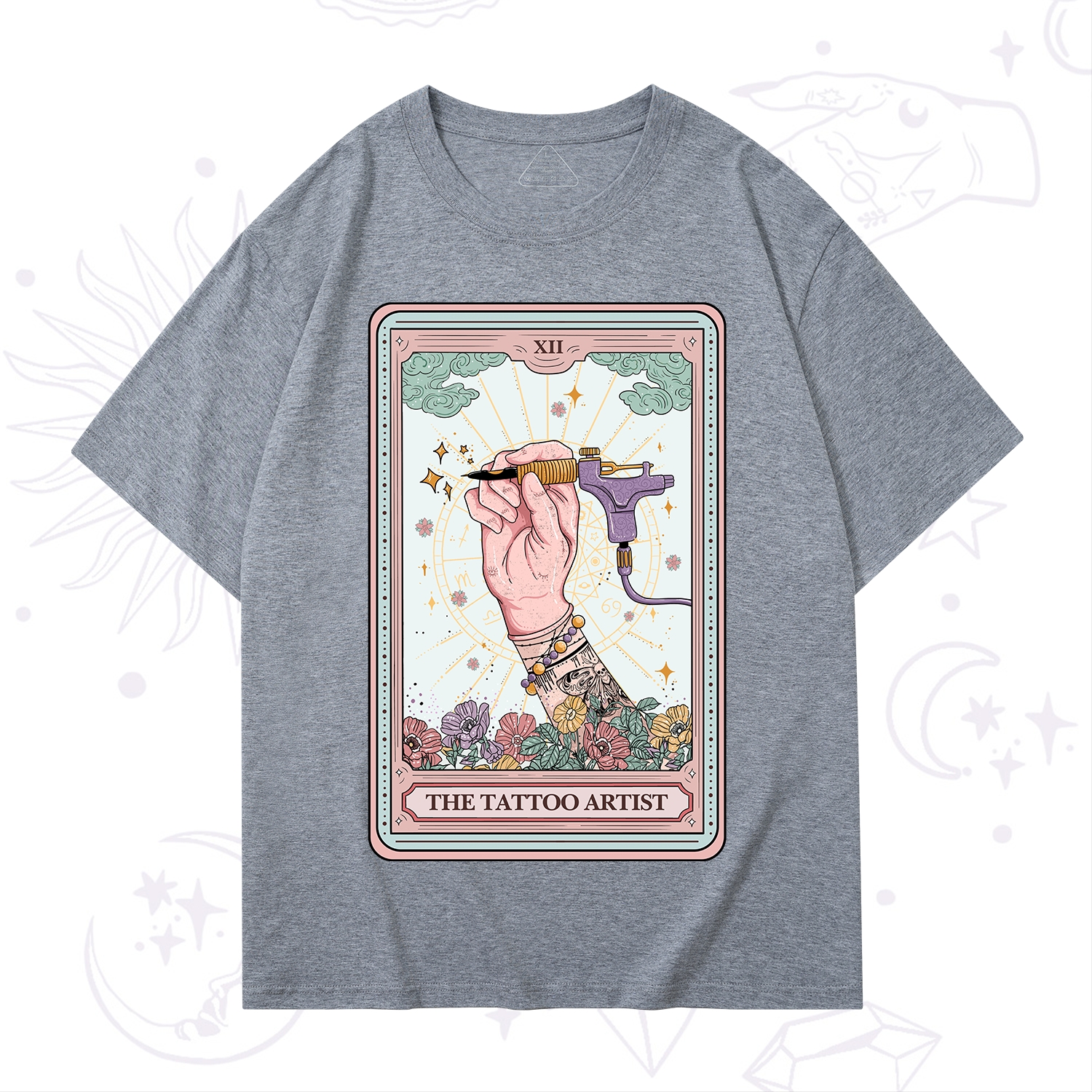 Purplehecate The Tattoo Artist Tarot Card T-Shirt