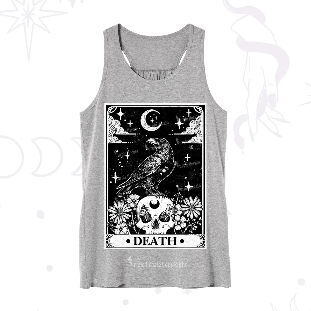 Purplehecate The Crow Death Tarot Tank