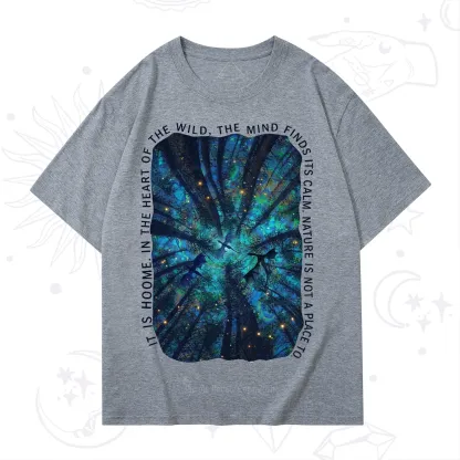 Purplehecate Forest Mindscape Night Sky T-Shirt