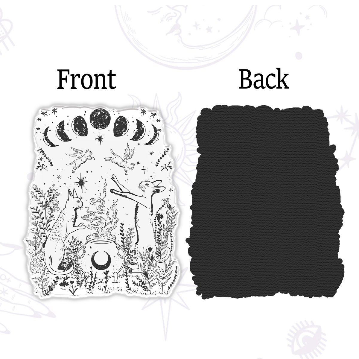Purplehecate Celestial Cat Magnet