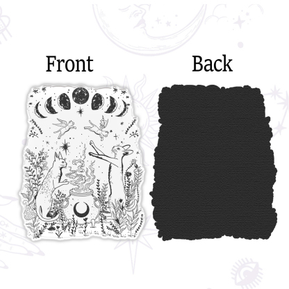 Purplehecate Celestial Cat Magnet