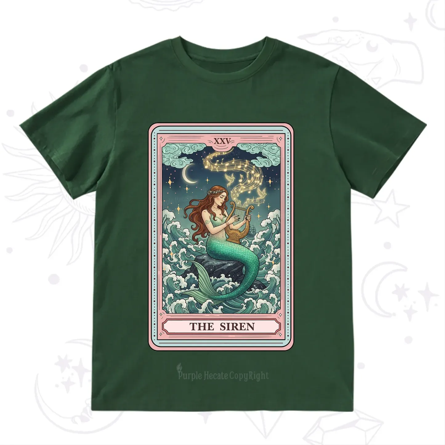 Purplehecate The Siren Tarot T-Shirt