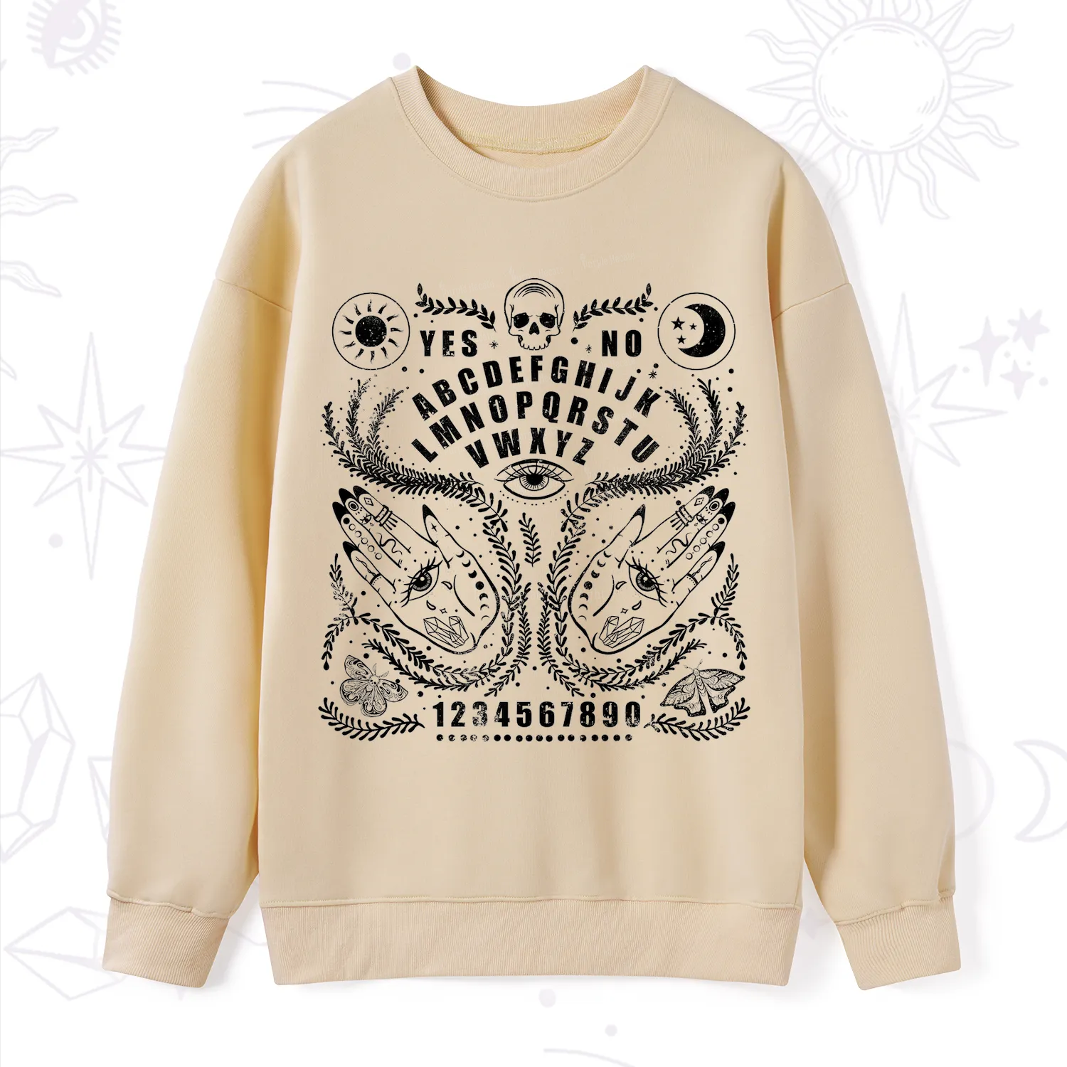 Purplehecate Ouija Spirit Board Sweatshirt