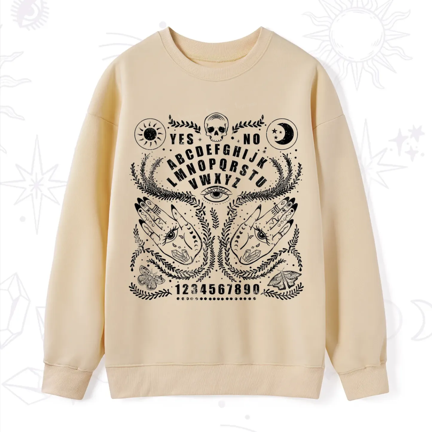 Purplehecate Ouija Spirit Board Sweatshirt