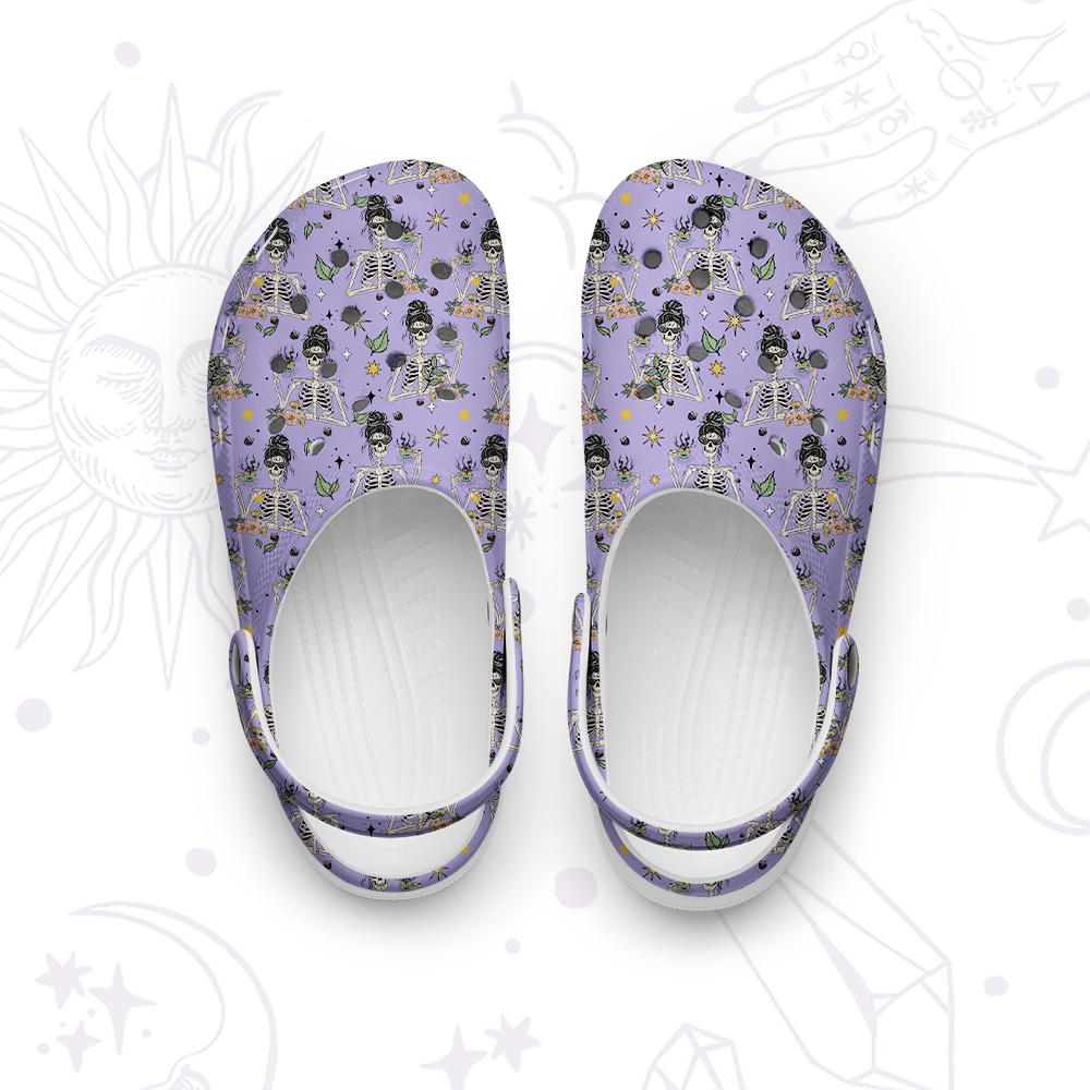 Purplehecate Everything Is Fine Rubber Clogs