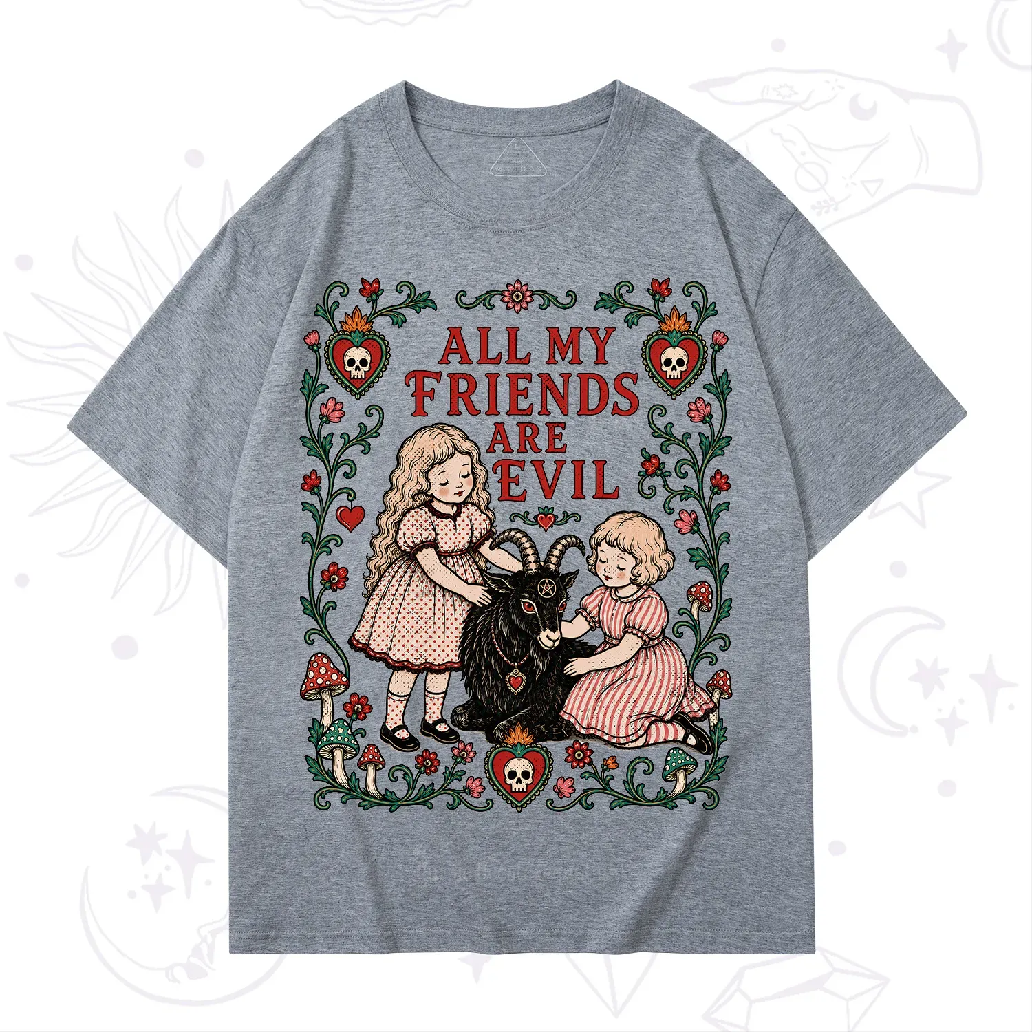 Purplehecate All My Friends Are Evil T-Shirt