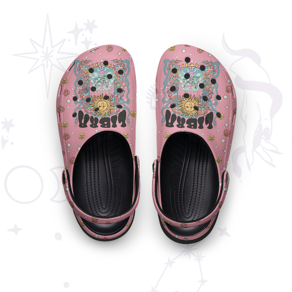 Purplehecate Libra Spirit Zodiac Rubber Clogs
