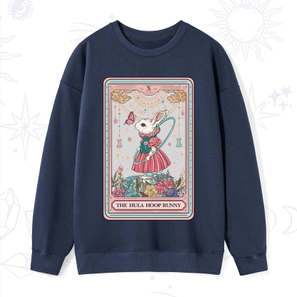 Purplehecate The Hula Hoop Bunny Tarot Sweatshirt