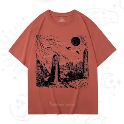 Purplehecate Black Moon Witch Spell Casting T-Shirt