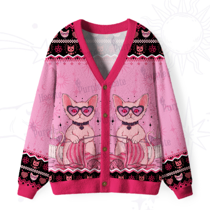 Purplehecate It's A Good Day To Crochet Ugly Cardigan Sweaters