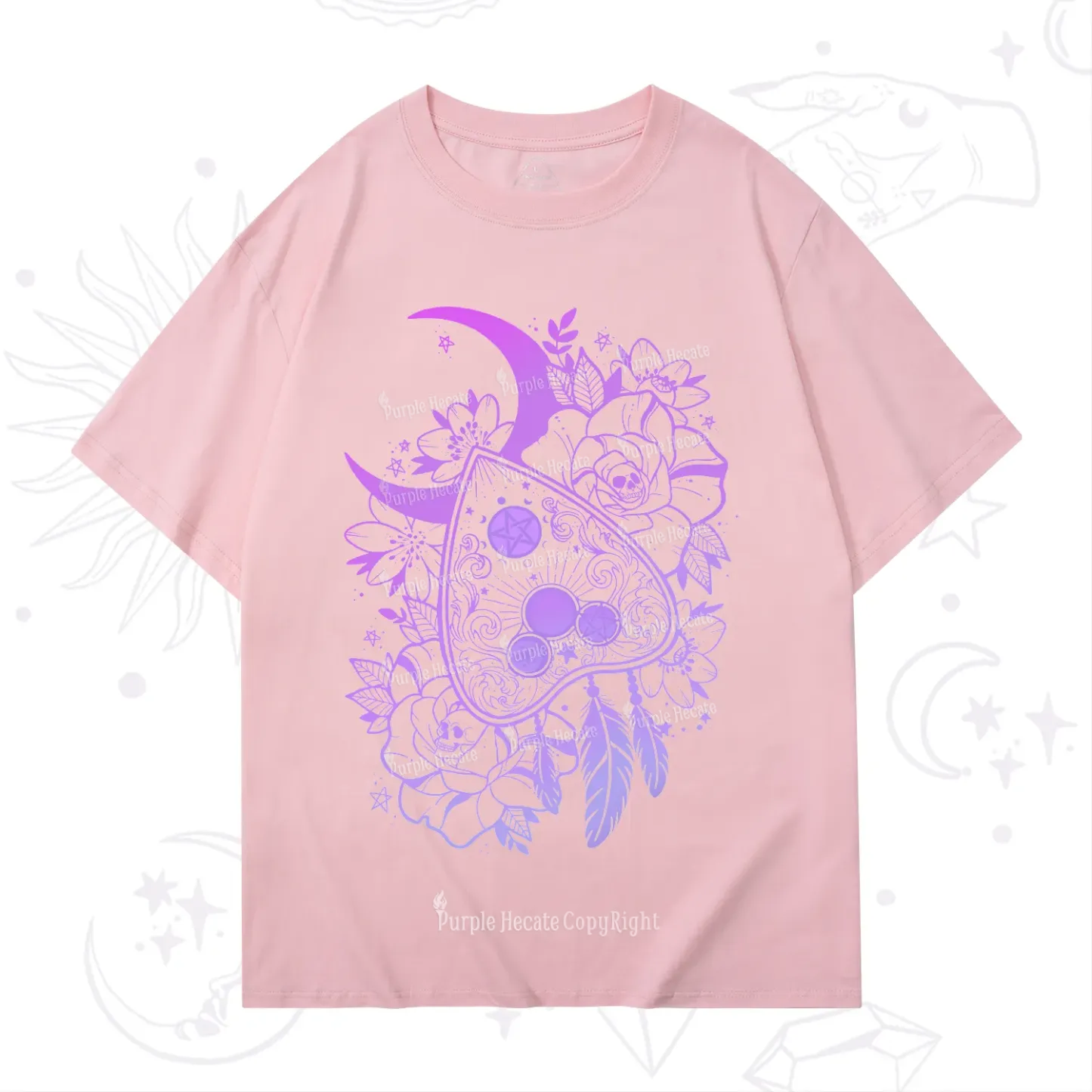 Purplehecate Neon Ouija T-Shirt